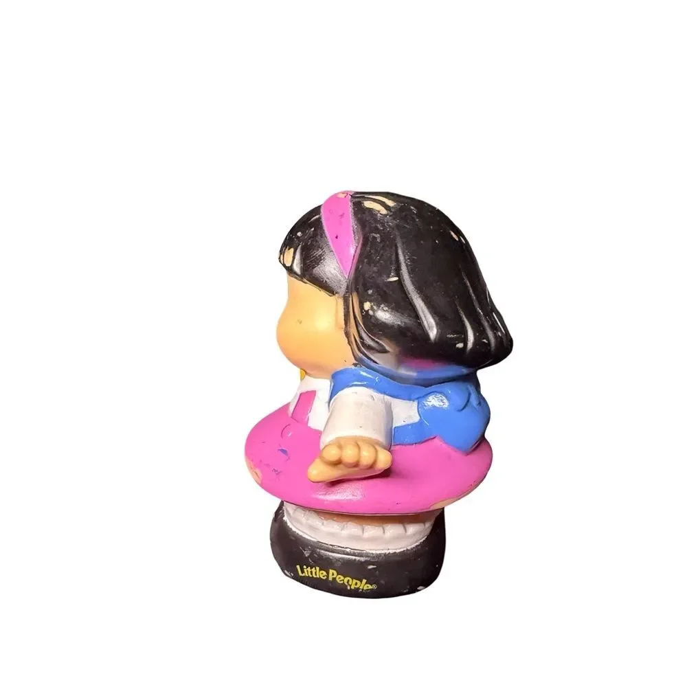 Fisher Price Little People Sonya Lee with Yellow Cat 2001